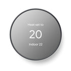 [PRÉVENTE] Google Nest Thermostat - charbon-Écran à cristaux liquides QVGA IPS 2,4 pouces (240 x 320 pixels) avec film d'amélioration de la luminosité numérique et lentille en verre miroir