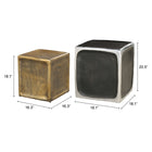 Zuo - Brics Table d’appoint - Multicolore - Ensemble de 2-6