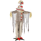 Outsunny - Clown citrouille animé grandeur nature 68 po - accessoire de fête-Taille réelle 68", design réaliste de clown citrouille ajoute un point focal effrayant à votre décor 