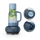 Ninja - Blender Ninja BlendBOSS avec gobelet de voyage de 770 ml et paille amovible - Cyberspace-Simplifiez-vous la vie avec 3 programmes intelligents : Smoothie, Glace pilée et Mixage