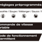 Salton - mélangeur puissant pro 2 litres - Crème au beurre- Broie : le moteur puissant moteur de 2 hp réduit la glace en neige en quelques secondes ! idéal pour les boissons glacées, les cornets de glace et les barbotines. 