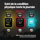 My Play Watch - Montre intelligente rétro gaming Space Invaders, Rouge/Noir (Anglais)-Effets sonores classiques : Profite d’alarmes, de minuteries et de rétroactions audio enrichies des sons originaux de Space Invaders , pour une immersion totale dans l’ambiance rétro du gaming