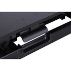 Rocelco - Élévateur de bureau réglable assis/debout de 31,5 po avec tapis anti-fatigue - Noir-Peut contenir deux moniteurs/ordinateurs portables de 24 pouces ou un moniteur de 32 pouces.