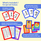 Paquet de cartes pour L'addition et soustraction 1re et 2e année-Améliore la vitesse et la précision pour résoudre des problèmes mathématiques