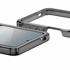 Avana - Étui Ice avec MagSafe et anneau pour Galaxy Z Flip 7 – Cendre-Anneau de transport intégré ultra solide