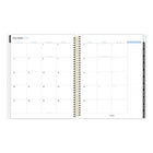 Five Star - Agenda scolaire hebdomadaire/mensuel 2026-2027 - 11 po H x 9 po l - Motif quadrillé - bilingue-Couverture en poly durable