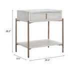 Zuo - Yoru Table d’appoint - Chêne blanc-6