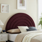 Modway - Solana Arqué Performance Velvet Tête de lit Queen, Mûrier-Tête de lit en arc