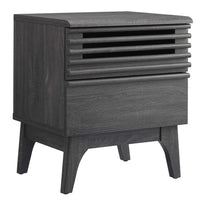 Modway - Render Table de chevet, Fusain-Table de chevet du milieu du siècle