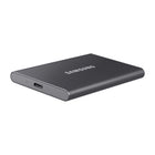 Samsung - MU-PC4T0T/AM USB 3.2 Gen. 2 T7 4 To Disque Dûr Portatif SSD - Gris-Jusqu'à 9,5 fois plus rapide qu'un disque dur externe
