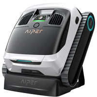 Aiper - Nettoyeur de piscine robotisé sans fil Scuba N1 Max avec navigation intelligente, nettoyage horizontal de la ligne d'eau-La double aspiration à jet de 6600 GPH, leader du secteur, élimine le sable, les algues, les cailloux et les débris lourds