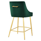 Modway - Discern Tabourets de comptoir - Vert - Ensemble de 2-Capacité de poids du banc : 330 lb