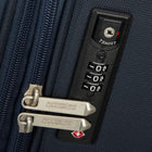 American Tourister - SummerRide Spinner Grand - marine-Quatre roues jumelées à flux d’air Spinner pour que vous puissiez faire rouler facilement une valise verticale