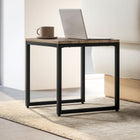 HOMCOM - Table basse gigogne pour salon - brun - Paquet de 3-Matériau : MDF, acier