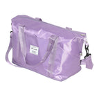 Nicci - Sac extensible Travel Weekender Duffel - Violet clair-Fente pour poignée de bagage