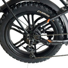 GoTyger - Vélo électrique cargo pliable -Des pneus larges offrent une conduite souple et confiante, que ce soit sur route ou sur sentier
