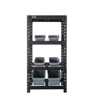 Cat - Étagère industrielle à 4 tablettes - 36"L x 18"P x 72"H-Les étagères en treillis métallique sont réglables pour plus de commodité