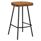 Modway - Concord Dos sans dos Tabourets de comptoir - Noyer - Ensemble de 2-Glissades de pied ajustables sans marquage
