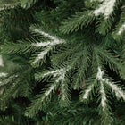 HOMCOM - Arbre de Noël artificiel floqué de neige de 6 pi avec 850 branches-La base métallique stable offre un support fiable 