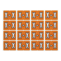 Pendaflex Étiquettes de classement à onglet marron clair A–Z – W – Paquet de 240-Compatibles avec les étiquettes de la série Datafile L8701