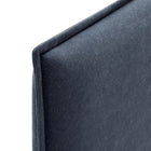Modway - Camille Mélange de lin rembourré Tête de lit King Size - Denim-Assemblée requise