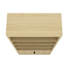 Manhattan Comfort - Rivington bibliothèque moderne à 4 étagères 40" avec armoire Lot de 2 - Chêne naturel-10