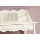 Monarch Specialties - 3103 Bureau 36 po- Blanc Antique Traditionnel-Six fentes verticales idéales pour organiser le courrier, les livres, les magazines et les documents, avec un dessus facile à nettoyer pour un ordinateur portable.