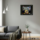 The Tragically Hip Album Collage with Gold LP - Impression encadree - 33" x 29"-Prêt à accrocher - livré entièrement assemblé