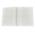 Hilroy - Cahiers d'exercices - ligné à demi (8 mm) - 9 po x 7 po - 40 pages - 20 feuilles - bleu - paquet de 25-Couleur : bleu