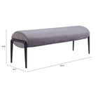 Zuo - Glatt Banc - Gris-8