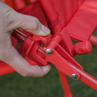 Outsunny - Table de pique-nique pliant pour enfants avec chaises, motif, extérieur jardin terrasse arrière-cour avec parasol - rouge-Dimensions de la chaise : 15,4 po l x 14,6 po P x 19,7 po H (39 x 37 x 50 cm)  
