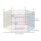 PawHut - Parc pour Animaux Hexagonal Portable pour Chien Clôture d'Exercice Extérieur-Taille compacte pour un transport et un rangement faciles