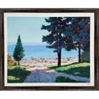 Autumn Sunlight Georgian Bay par Franz Johnston - Impression encadree - 34" x 30"-Impression d'art de haute qualité avec passe-partout et encadrement professionnel