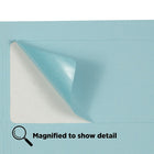 JAM Paper Étiquettes postales, 4 x 2 po, bleu ciel, 10 par page, 240 par paquet-Taille des feuilles d’étiquettes : 8 1/2 x 11 po
