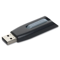 Clé à mémoire flash V3 USB 3.2 Génération 1 Store ’n’ Go de Verbatim, 128 Go, gris-Capacité de 128 Go