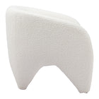 Zuo - Lopta Fauteuil d’appoint - Blanc-Garantie limitée de 3 ans