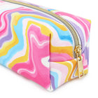 Fashion Stationery - Étui à crayons à rayures marbrées éclatantes - 8.27 L x 2.76 W x 2.95 H po - Multicolore-Doublure en polyester