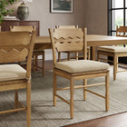 Modway - Jax Tissu Coussin de siège pour chaise à manger in Lin-Housse amovible à fermeture éclair