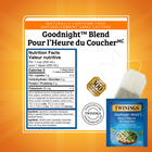 Twinings - Sachets de tisane pour l’heure du coucher - paquet de 50-Faites infuser un sachet dans de l’eau fraîchement bouillie pendant 3 à 4 minutes selon l’intensité désirée