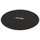 Soozier - Tapis de remplacement pour trampoline avec 8 rangées de coutures, convient à un trampoline de 10 pi (ressorts non inclus), noir-Le tapis en PP offre un bon rebond et réduit l'impact sur les articulations