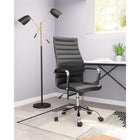 Zuo - Primero Chaise de bureau - Noir-Supporte jusqu'à 330 lb