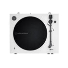 Audio-Technica - Tourne-disque automatique à entraînement par courroie sans fil et analogique - Blanc-Audio haute fidélité avec technologie sans fil Bluetooth