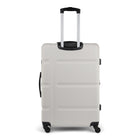 Bondstreet - Ensemble de 3 valise rigide ABS - Blanc-Intérieur doublé emblématique avec panneau de séparation, poches pratiques et sangles de serrage pour garder le contenu organisé et en place.