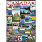 Eurographics - Casse-tête collage vintage Voyage au Canada - 1000 pièces-Poids: 1,6 lb