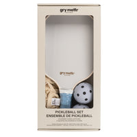 Gry Mattr - Ensemble de pickleball - 2 raquettes et 2 balles-Comprend 2 raquettes de pickleball et 2 balles de pickleball pour jouer immédiatement