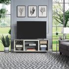 Manhattan Comfort - Meuble TV moderne Brighton 60 po - Beige-Recommandé pour un téléviseur jusqu'à 56 pouces