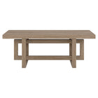 Hudson&Canal - Table basse rectangulaire Breslow 47" L - Chêne gris vieilli-La table est fabriquée à partir de matériaux MDF de haute qualité et durables