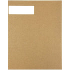 JAM Paper Étiquettes postales, 1 1/3 x 4 po, brun kraft, 252/paquet-Kraft brun