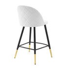 Modway - Cordial Tissu Tabourets de comptoir - Blanc - Ensemble de 2-7