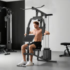 Soozier - Équipement De Gym Multifonction Pour La Maison - Station D’Entraînement De Musculation Avec Charge De 100 Lbs Pour Tirage Latéral-Peut être utilisé pour renforcer les muscles des bras, des jambes, de la taille et des abdominaux  